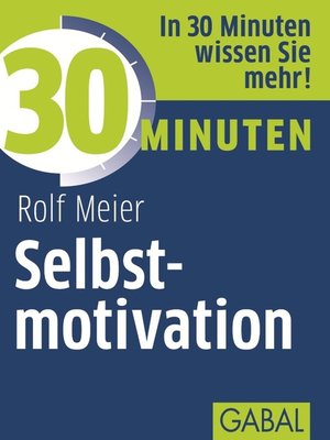 cover image of 30 Minuten Selbstmotivation